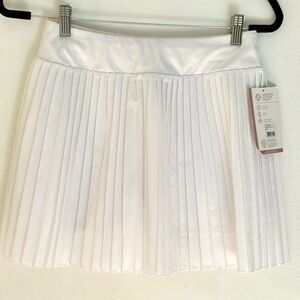 White Pleated Golf Skort, NWT